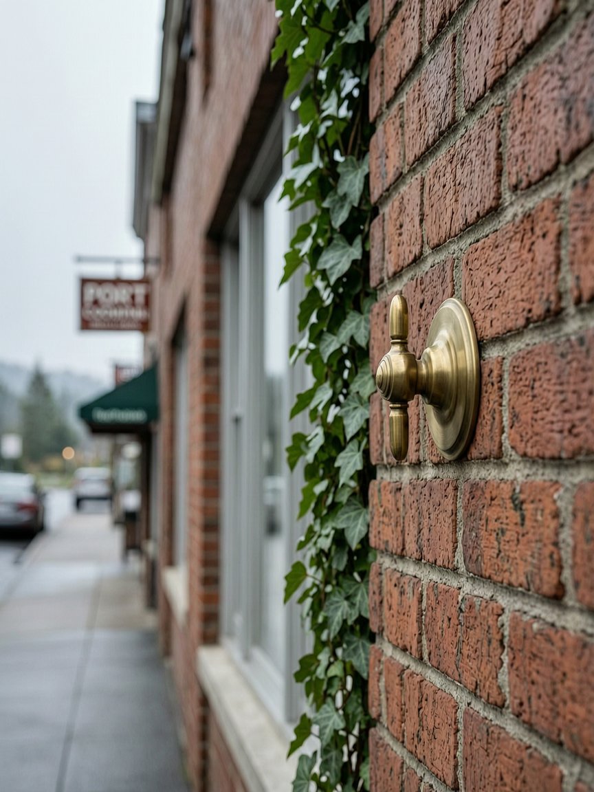 Central street scene in Port Coquitlam BC